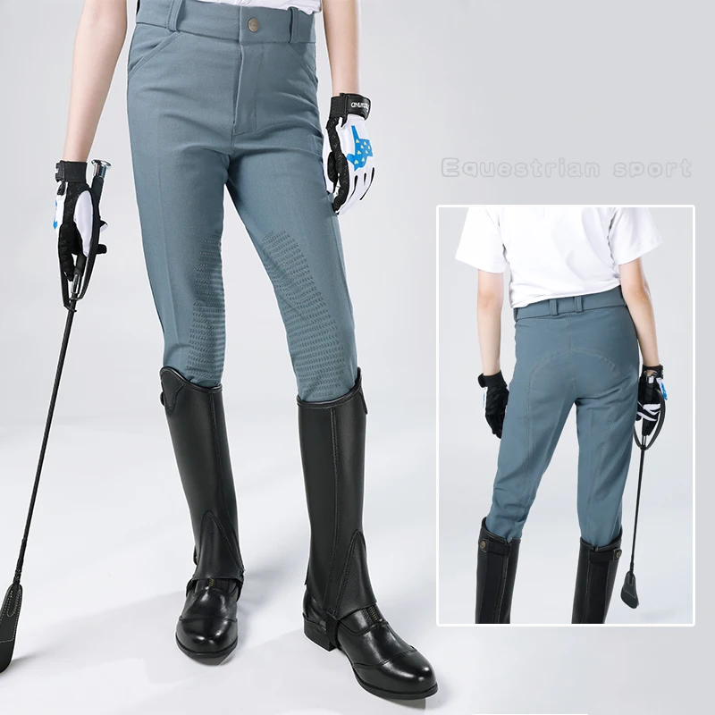 Cavassion Children's breeches  Ridding  Silicone half breeches Anti-slip and anti-wear 8103085 3