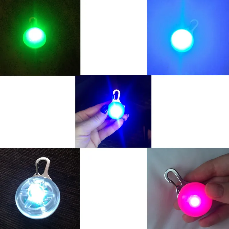 Pet Night Safety LED Flashlight Cat Dog Collar Leads Lights Glowing Pendant Necklace Pet Luminous Bright Glowing Collar in Dark1