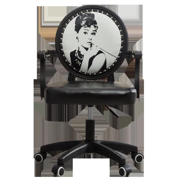 

8000 Computer Chair, Backrest, Household Swivel Chair, Dormitory, Study, Desk, Student's Live Beauty Chair