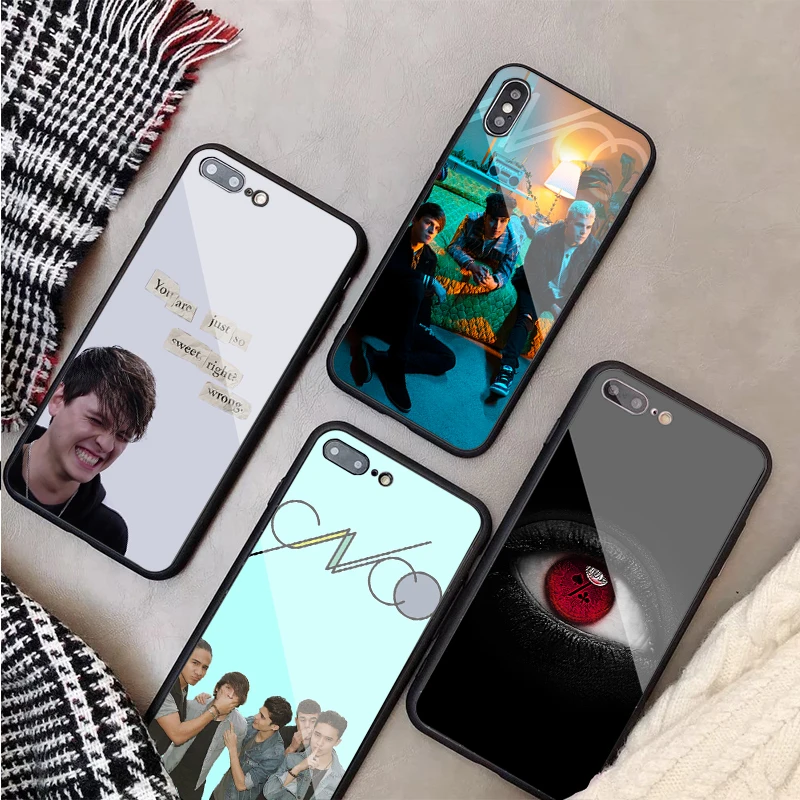 

CNCO Christopher Velez Tempered Glass Phone Case For iPhone 6 6plus 7 7 plus 8 8plus 5 5S SE X XS XR XS Max