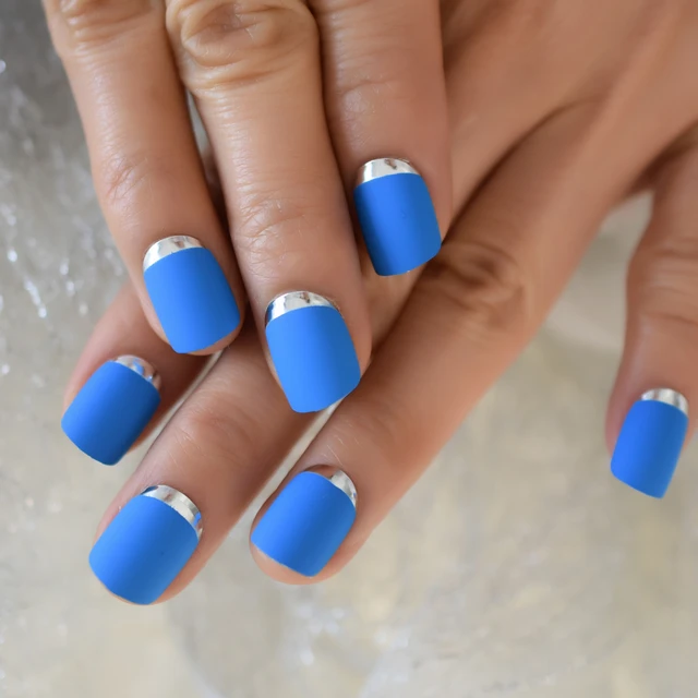 50+ Beautiful Light & Baby Blue Nails Ideas to Try