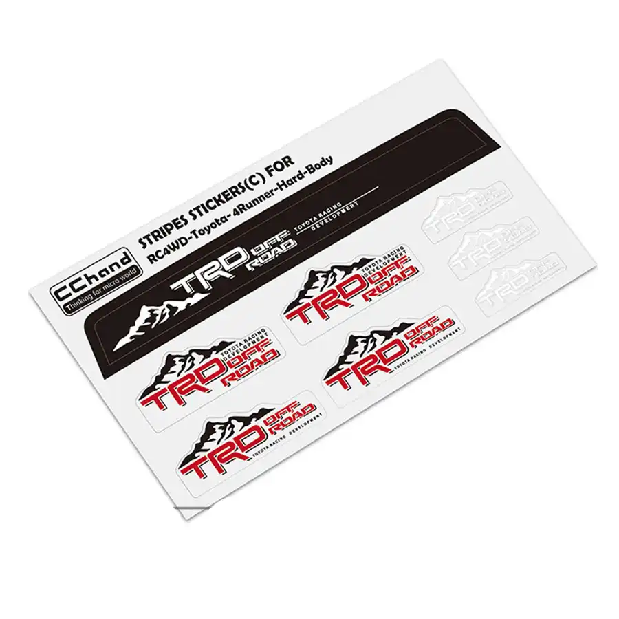 rc crawler stickers