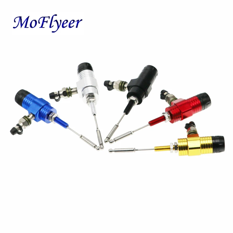 

MoFlyeer Motorcycle Hydraulic Clutch Master Cylinder Rod Brake Pump Aluminum Alloy System Performance Efficient Transfer Pump