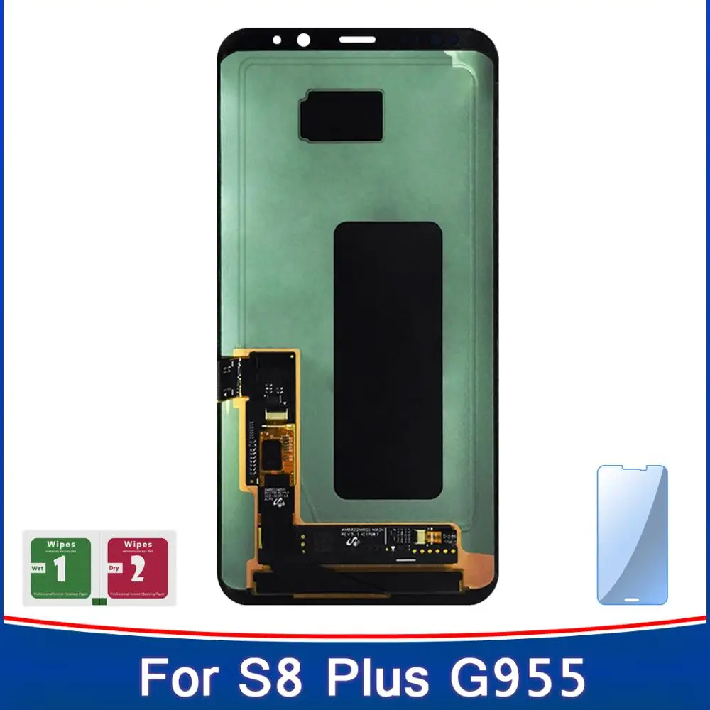 

High Quality Display For Samsung Galaxy S8 Plus G955 G955F G955A G955T G9550 LCD Touch Screen Digitizer Super Amoled Replacement