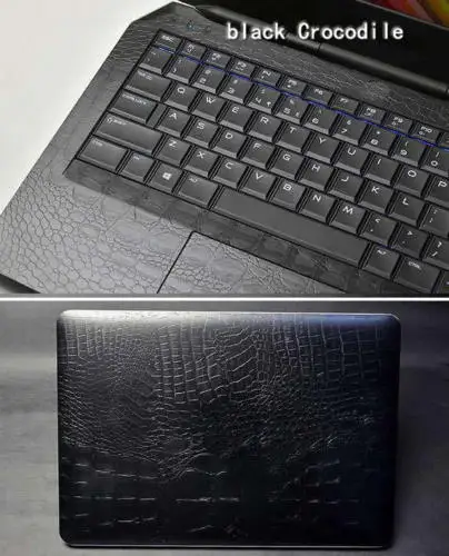 Black Crocodile Carbon fiber Laptop Sticker Decals Skin Cover Protector for Lenovo U310 13.3" - Цвет: Black Crocodile