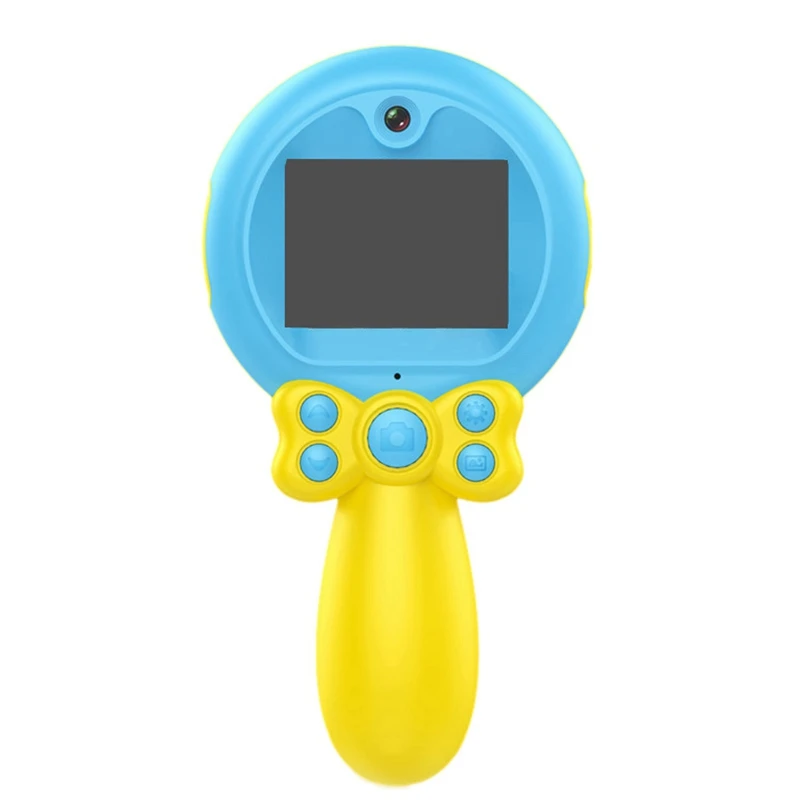 

Kids Camera 2-Inch Hd Digital Dual Camera , 100O Angle Magic Wand Selfie,Boy Girl Hd Video Camera Creative Gifts