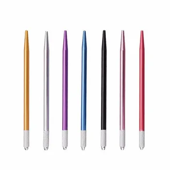 

by dhl 200pcs Manual Permanent Makeup Eyebrow Pen Manual Tattoo Machine Microblading Pen for Round Needles Tattoo Tools