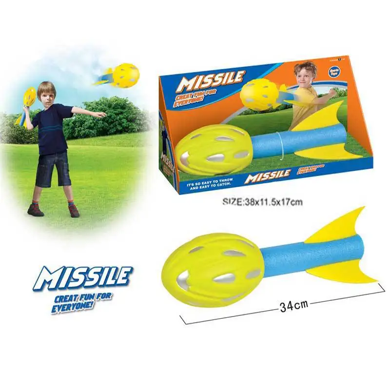 

Kindergarten Soft Rocket Darts Missile Color Rocket Children Early Childhood Education Outdoor Toy Threw Large Missile Toy