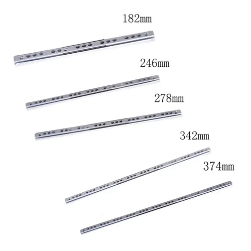 Track Slides Drawer Slide Drawer Two Cabinet Rails Thickening Computer Table  Clothing Cabinets Keyboard Roller Pulley Furniture