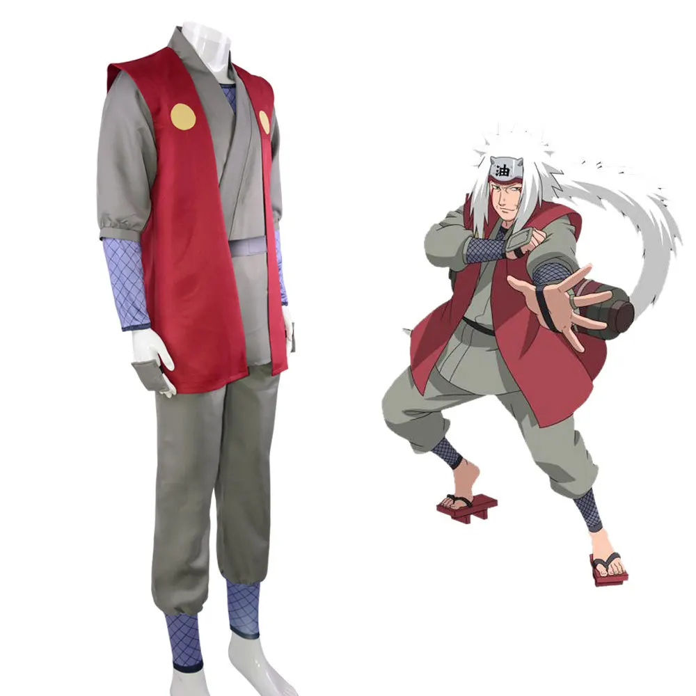 Костюм-кимоно Jiraiya для косплея аниме костюм Хэллоуина полный комплект комиксов |