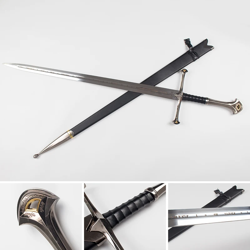Lord of the Rings Aragorn II Narthil Long Sword length 132cm/104cm weight 2.6kg/1.7kg Stainless steel home decor Cosplay
