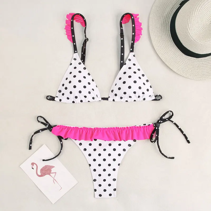 Женские бикини с принтом Zrtak Бикини бандо эффектом пуш ап женский купальник со