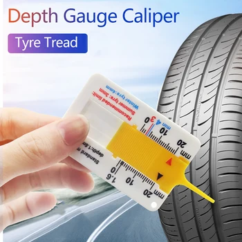 

Car Tyre Depth Gauge Tool for Mercedes W203 BMW E39 E36 E90 F30 F10 Volvo XC60 Audi A4 A6 Accessories