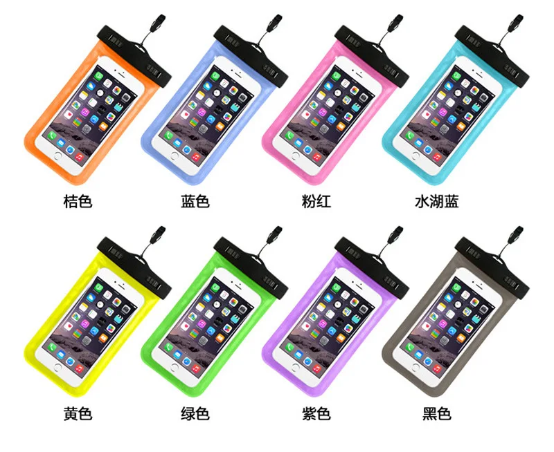 New Style Stereo of Waterproof Cellphone Bag Side Window Waterproof Bag Outdoor Beach Swimming Waterproof Bag Manufacturers
