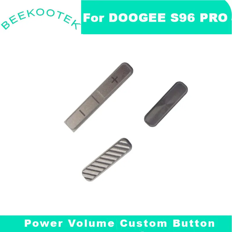 새로운 오리지널 DOOGEE S96 Pro S96 GT 볼륨 + 전원 부팅 키 버튼 컨트롤 사이드 사용자 지정 기능 버튼 (DOOGEE S96pro 휴대폰용)