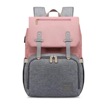 

Double-shoulder mommy bag multifunctional large-capacity travel backpack maternal and child bag upgrade version customized