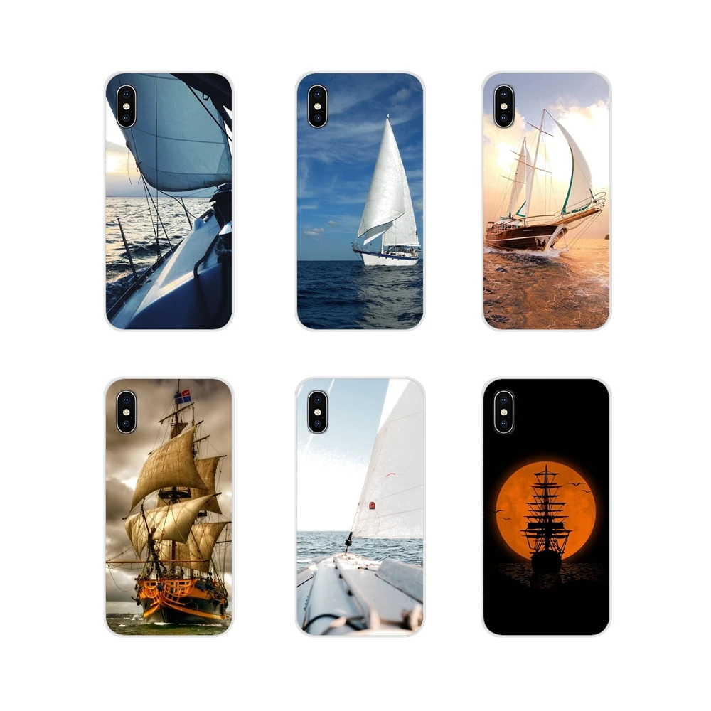 Классные аксессуары для парусной лодки чехлы телефонов Apple iPhone X XR XS 11 12pro MAX 4S 5C SE