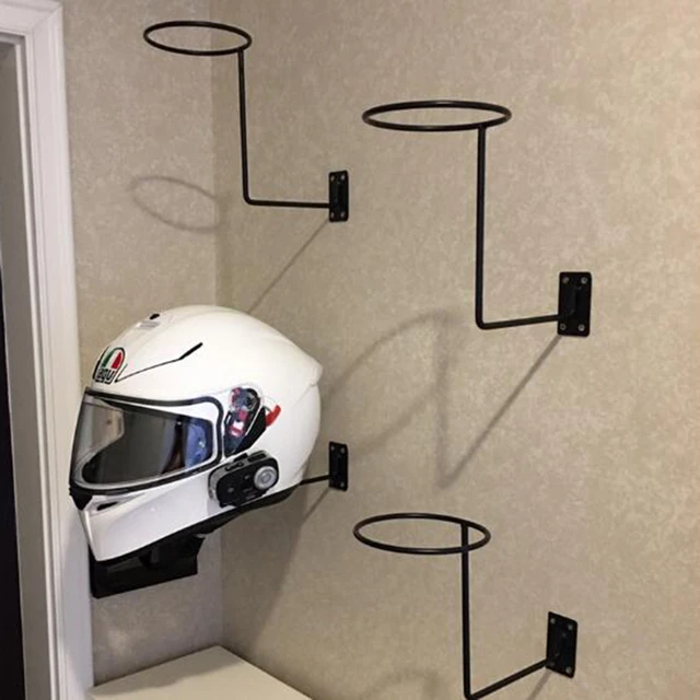 Soporte de pared para casco de motocicleta, Colgador de gancho