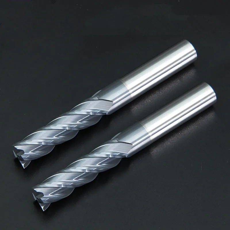 Endmills HRC50 4 Flute Alloy Carbide Tungsten Steel Milling Cutter End Mill 4mm 5mm 6mm 8mm 10mm 12mm Metal Tools | Инструменты