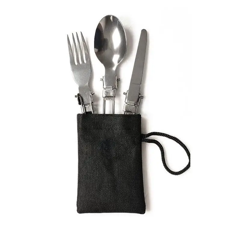 3 шт./компл. инструмент из нержавеющей стали складная вилка ложка нож для пикника