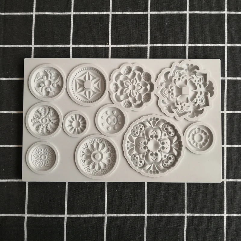 Gumpaste силиконовые формы Шоколадные конфеты инструмент для кондитерских изделий, тортов сахарное Ремесло Цветок пряников печенье плесень