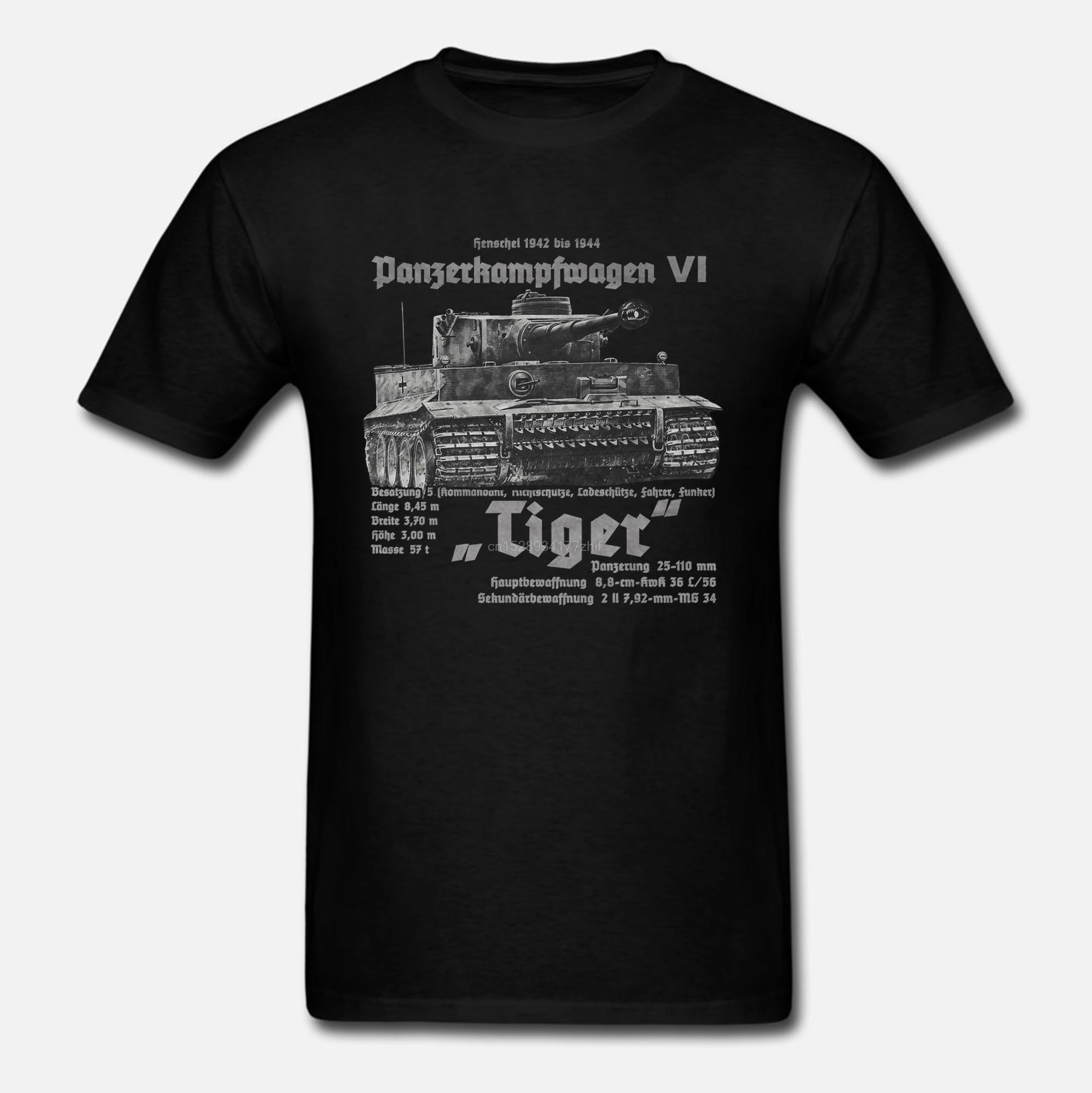 t shirt Mens Wehrmacht Tiger Premium T-Shirt Panzer Deutsches Reich Ruhm Ehre WW2 Soldaten Tee Shirt(2) | Мужская одежда