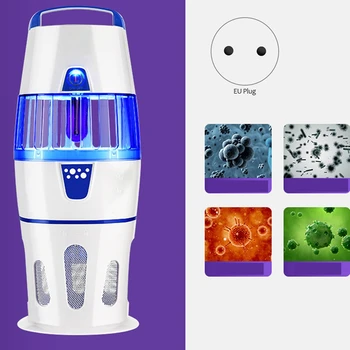 

2 in 1 Germicidal Lamp UVC Led Light Disinfection UV Light Desinfectante Mosquito Killer Lamp for Bacterial Lamp EU Plug
