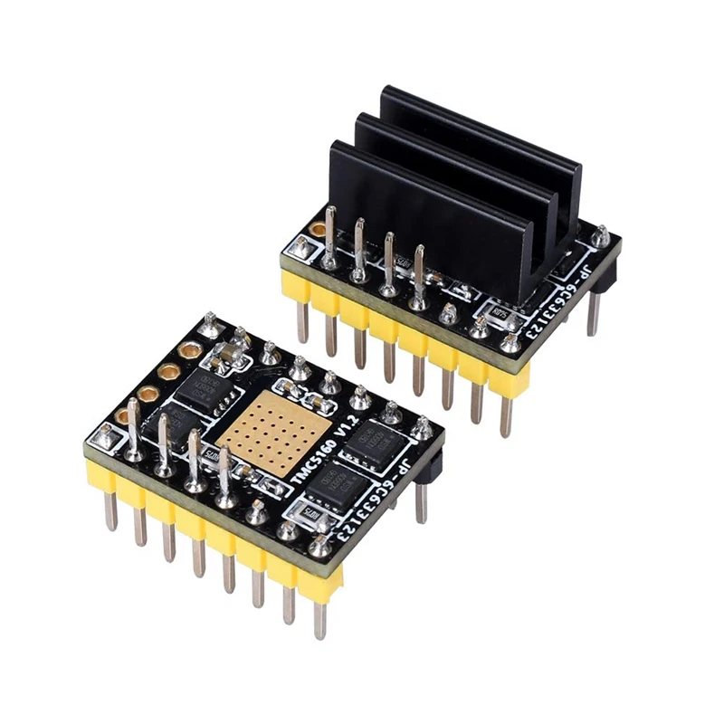 TMC5160 V1.2 шаговый двигатель StepStick бесшумный драйвер поддержка SPI с радиатором для 3d принтера плата управления
