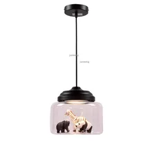 Современный декор светодиодный подвесной светильник s детская спальня животные подвесной светильник s бар подвесной светильник, светильник, аксессуары для кухни