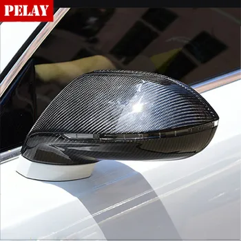 

Car Accessories For AUDI A7 S7 RS7 Carbon Fiber Side Wing Replace Rear View Rearview Mirror Cover Case Shell side lane assist