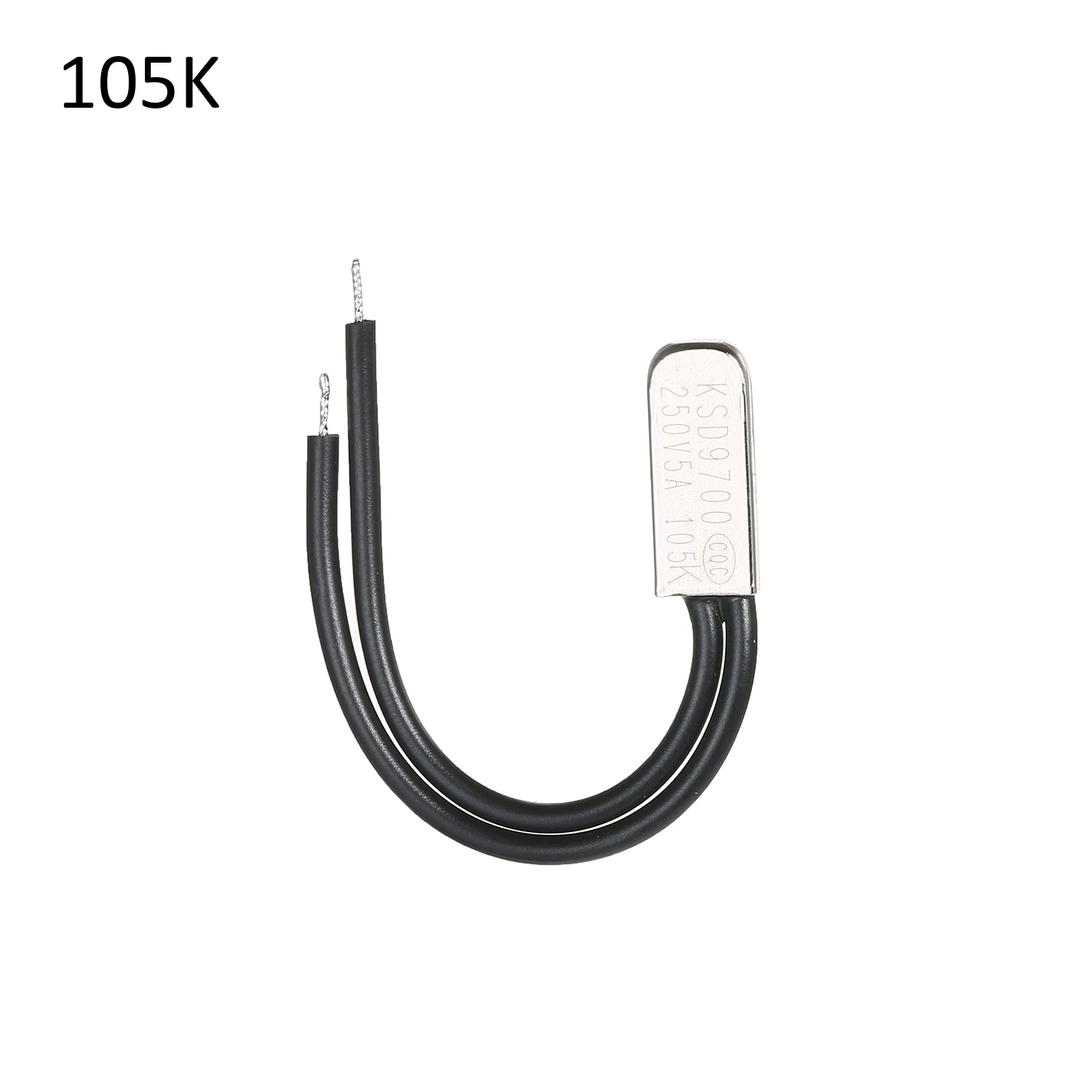 105 Degree KSD9700 250V 5A пластиковые предохранители биметаллический диск переключатель температуры нормально открытый Термостат тепловой протектор 40~ 105 ℃ - Цвет: 105 Degree