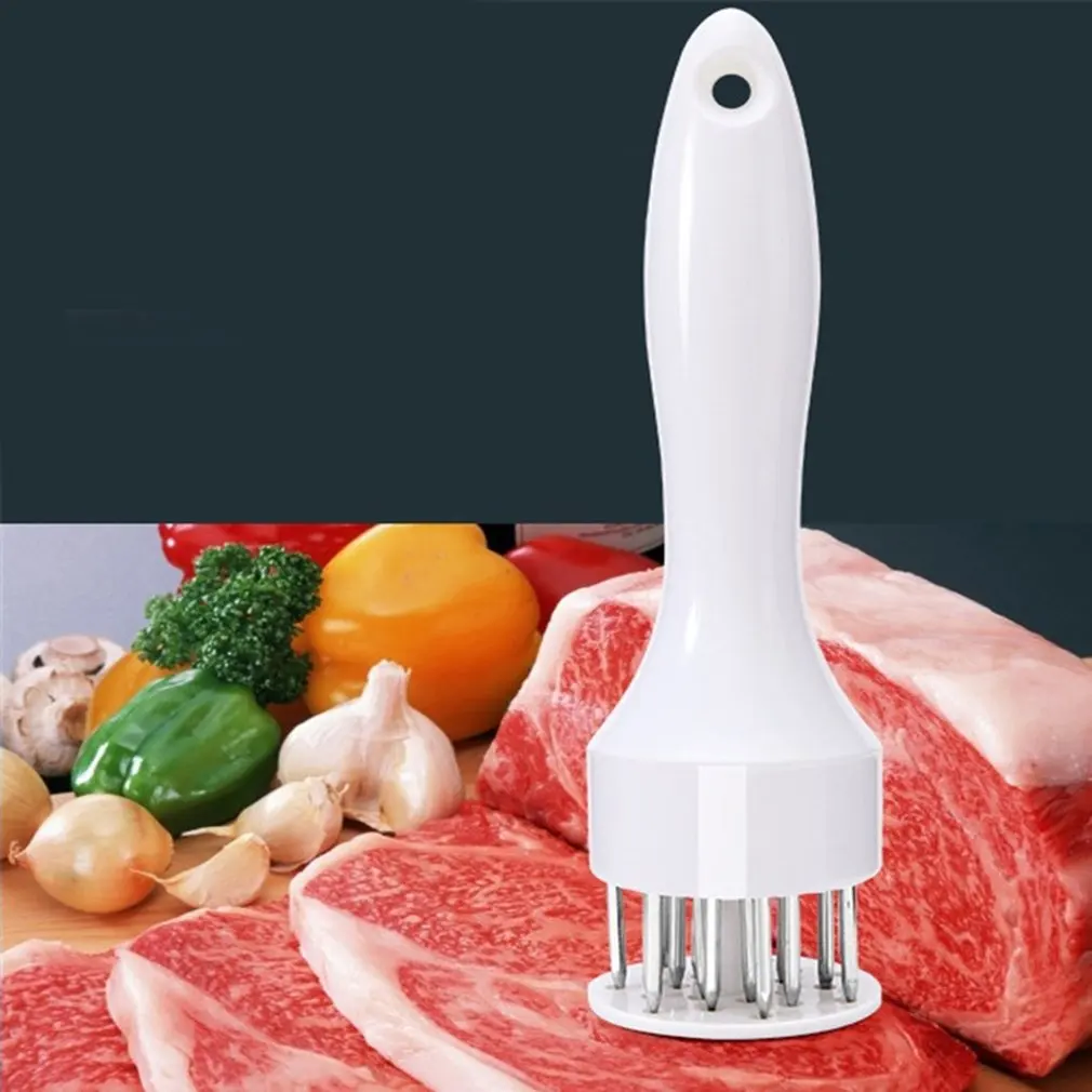 

21 Needles Meat Tenderizer Stainless Steel Beef Meat Hammer Pin Tender Loose Meat Needle for Steak Pork Loose
