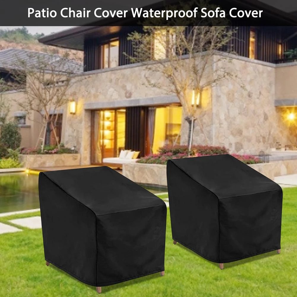 Silla para o jardín cubierta cubierta de muebles protección silla funda polvo almacenamiento bolsa Muebles Jardín|Fundas multiuso| - AliExpress