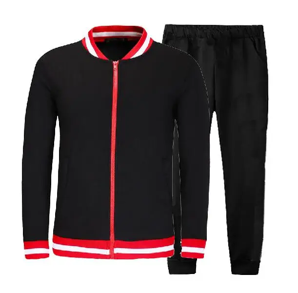 

Men's Gym TrackSuit Sport Jacket Coat Suit Set Trousers Jogging Bottom Top Sweatsuits Blazer Train track suit Hoodie