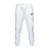 2021 Running sik silk Jogging Pants Men Soft Bodybuilding Joggers Sweatpants Long Trousers Gyms Fitness Sport Training Pants 5
