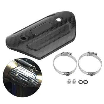 

Motorcycle Exhaust Muffler Protector Carbon Fiber Heat Shield Cover Guard Anti-scalding Cover For kawasaki versys 650 ninja 650