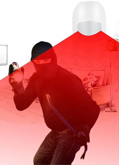 wireless infrared detector