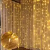 New Year Garland LED Copper wire Curtain Fairy Lights 3 Meter Home Window Bedroom Christmas Wedding Party Decoration USB Lamps ► Photo 2/6