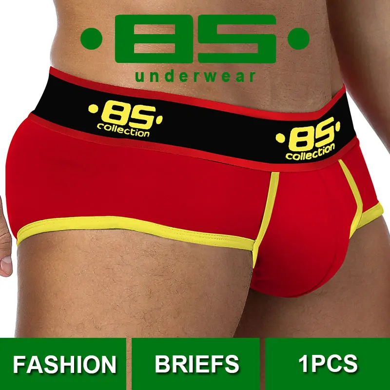 

CMENIN lingerie 85 Sexy Underwear Men Jockstrap Briefs Men Bikini Gay Male Underpants BS175 cotton 2020 lingerie