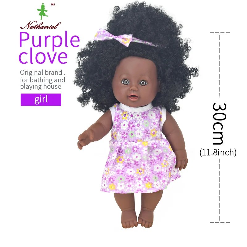 Американская черная кукла-реборн bebek, силиконовая виниловая кукла для новорожденных, Рапунцель, boneca, защитные глаза, мягкая игрушка, подарок для девочек, вечерние - Цвет: 08