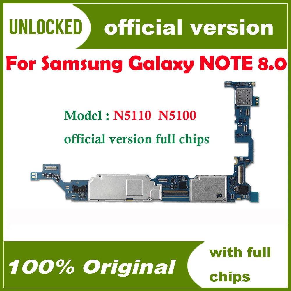 Оригинальная логическая плата для Samsung Galaxy Note 8 0 N5100 N5110 N5120 материнская