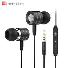 Langsdom I-7A, проводные наушники для телефона, гарнитуры, наушники-вкладыши, наушники для сотовых телефонов, наушники с микрофоном для iPhone, Xiaomi, fone de ouvido