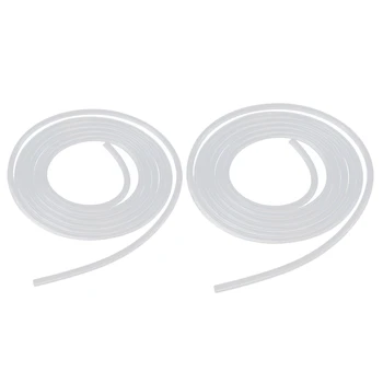 

2 PCS 2 Meter Silicone Tube Silicone Tube Pressure Hose Highly Flexible 4 x 6mm & 5 x 7mm