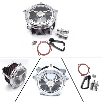 

For Harley Dyna 1993-2017 Softail 1993-2015 Touring 1993-2007 Motorcycle parts CNC Air Cleaner Filter RSD inlet filter
