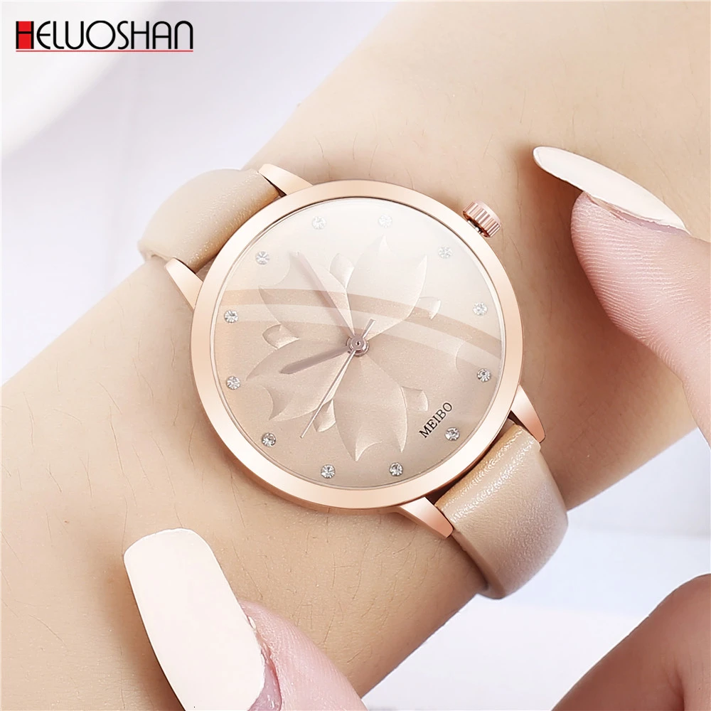 

New Style Minimalist Leather Watches For Women Simple Black Casual Dress Quartz Clock Ladies Wrist Watch 2019 Gift Reloj Mujer