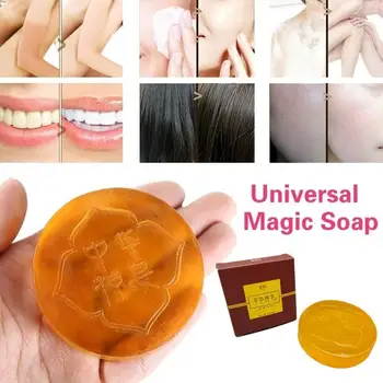 

Magic Soap Oil Control Whitening Soap Body Skin Exfoliating Bath Hand Remover Natural Cleansing Soap Magic Shower W7N6