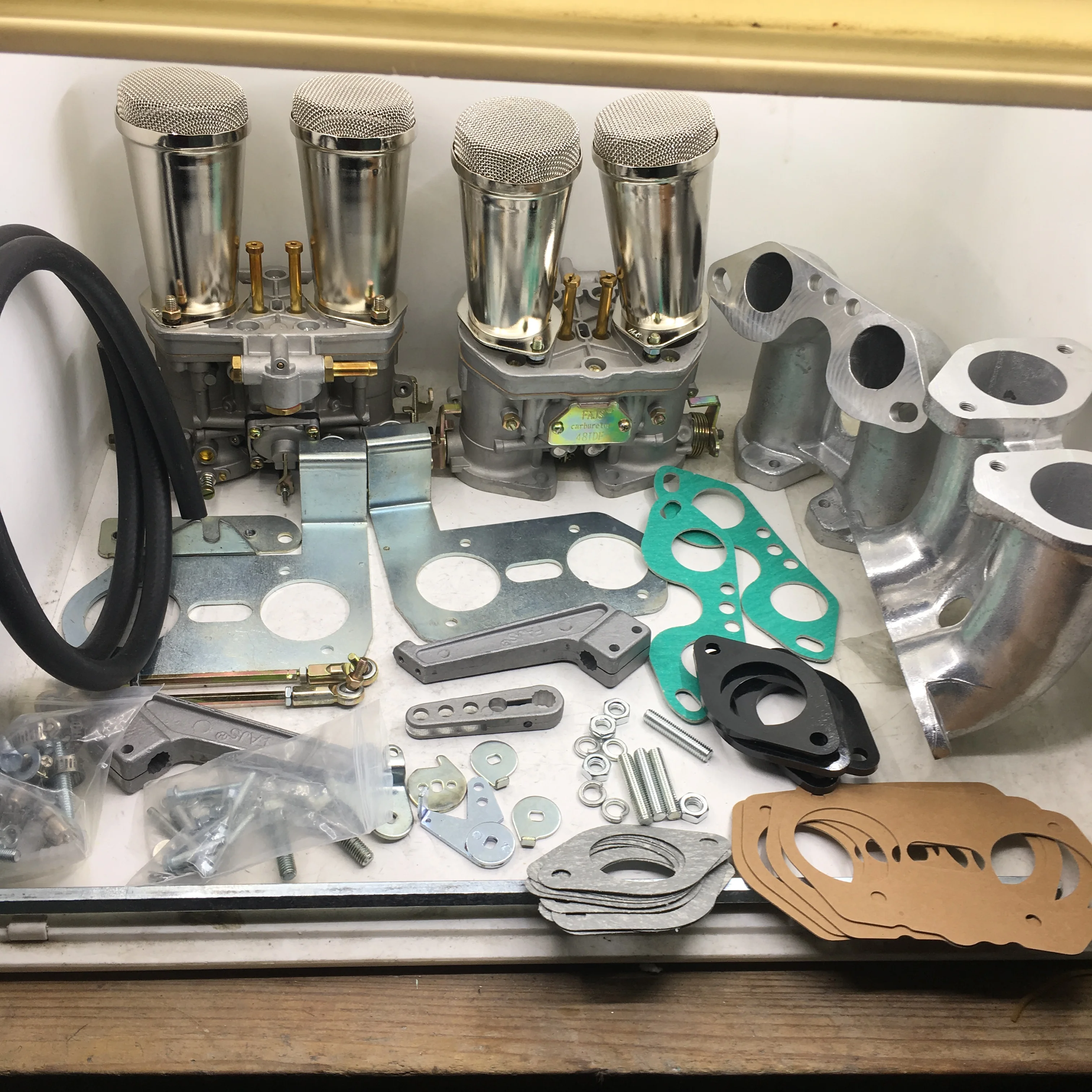 SherryBerg FAJS карбюратор 48IDF для VW автобус weber типа 2 4 PORSCHE 914 48 ИСО ECON CONVERSION kit K1296