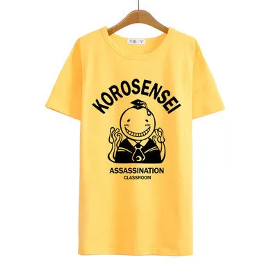 Новая футболка Ansatsu Kyoushitsu аниме Korosensei косплей одежда повседневная мужская женская футболка с коротким рукавом