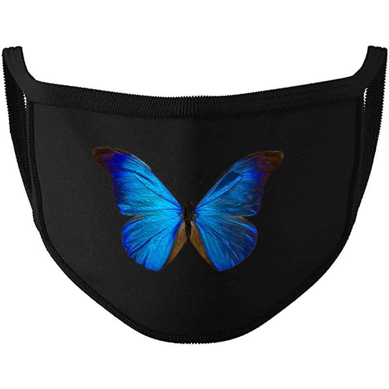 

Butterfly Animal Face Mask Cover Mouth Luxury Design Fabric Anti Dust Facemask Muffle Dustproof Facial Protective Cover Masks