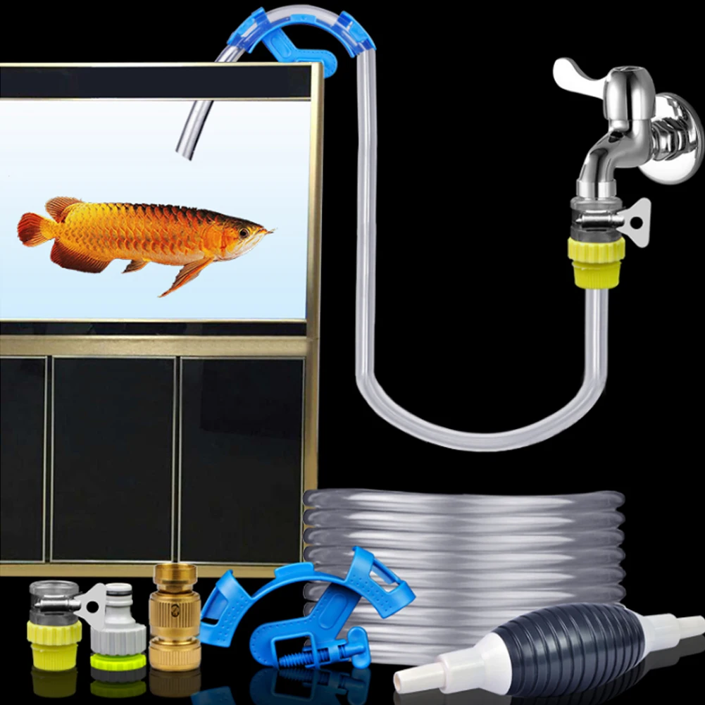 5 в 1 полезный набор для очистки Niet-giftig, устройство для замены воды в аквариуме